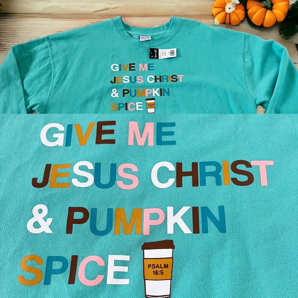 Blessed Girl Women's Sweatshirt Popover Pullover Jesus Christ Pumpkin Spice 2XL